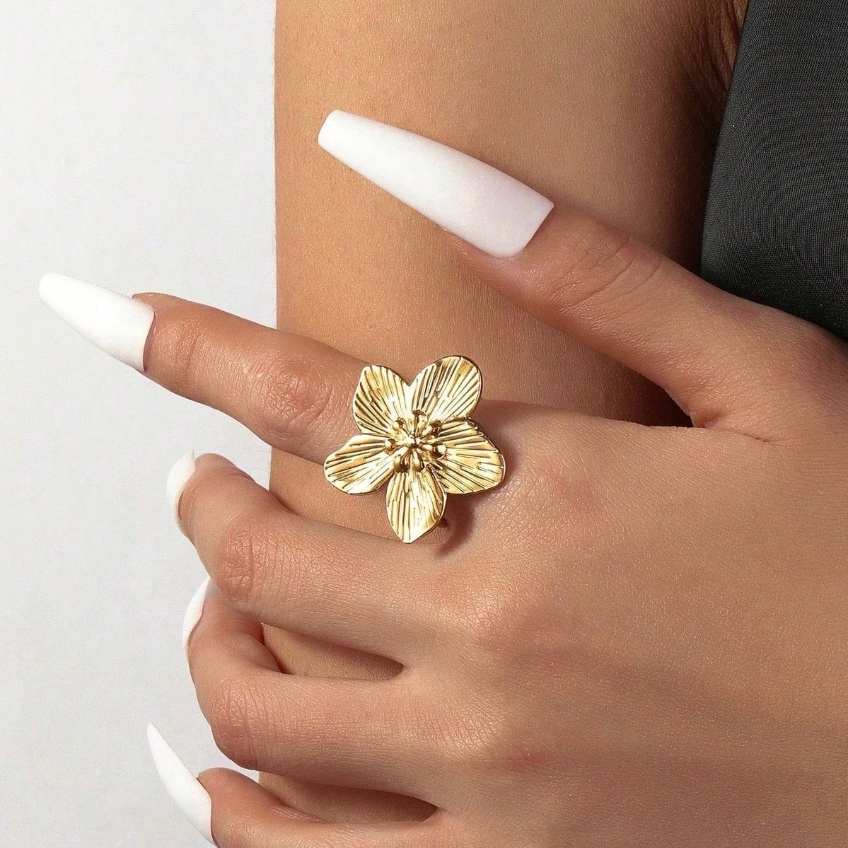 Golden Flower ring